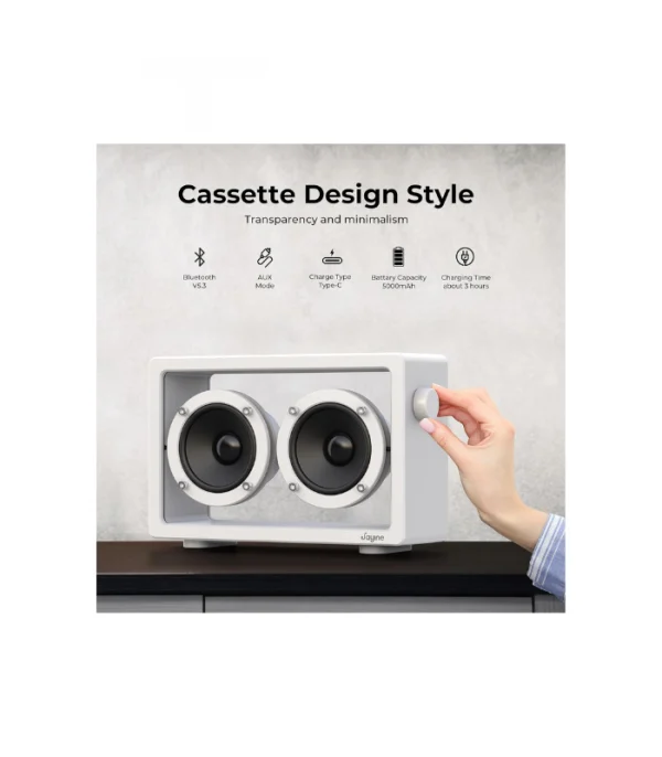 Cassette Portable Bluetooth Speaker - Imagen 3
